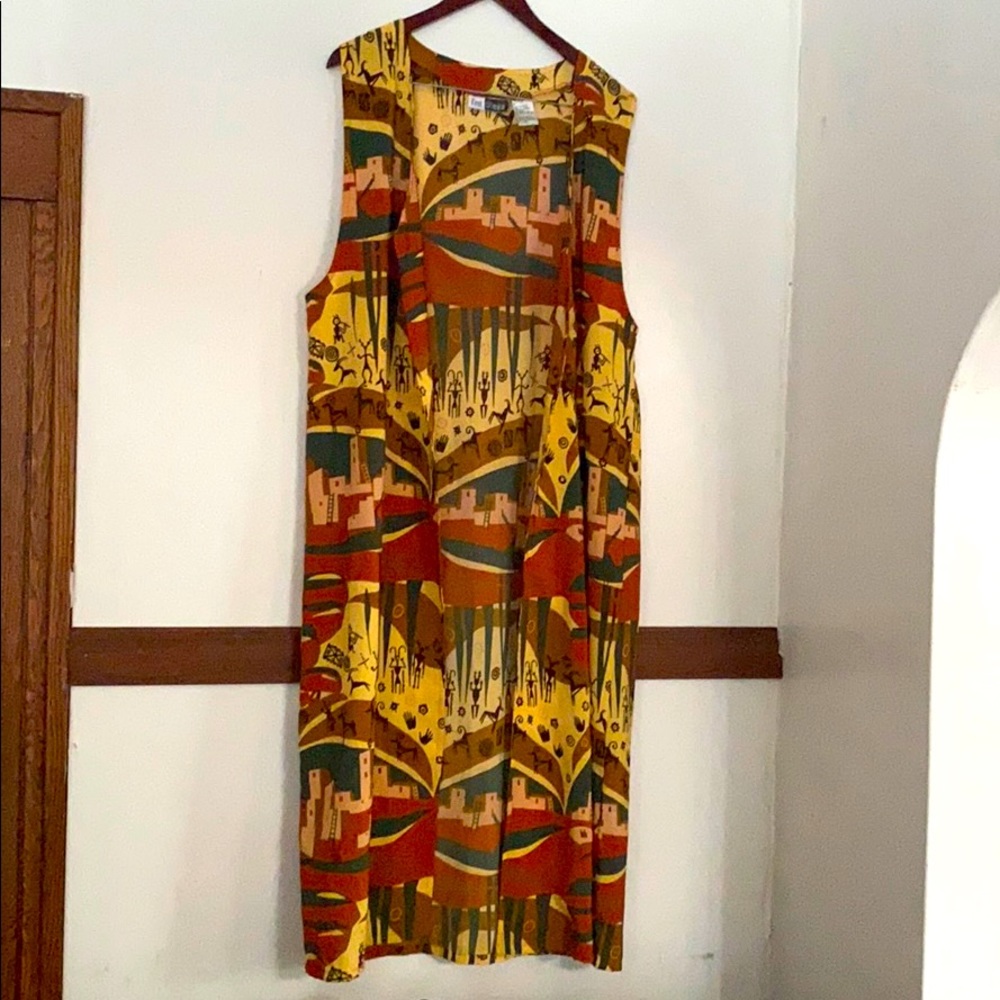 African print duster